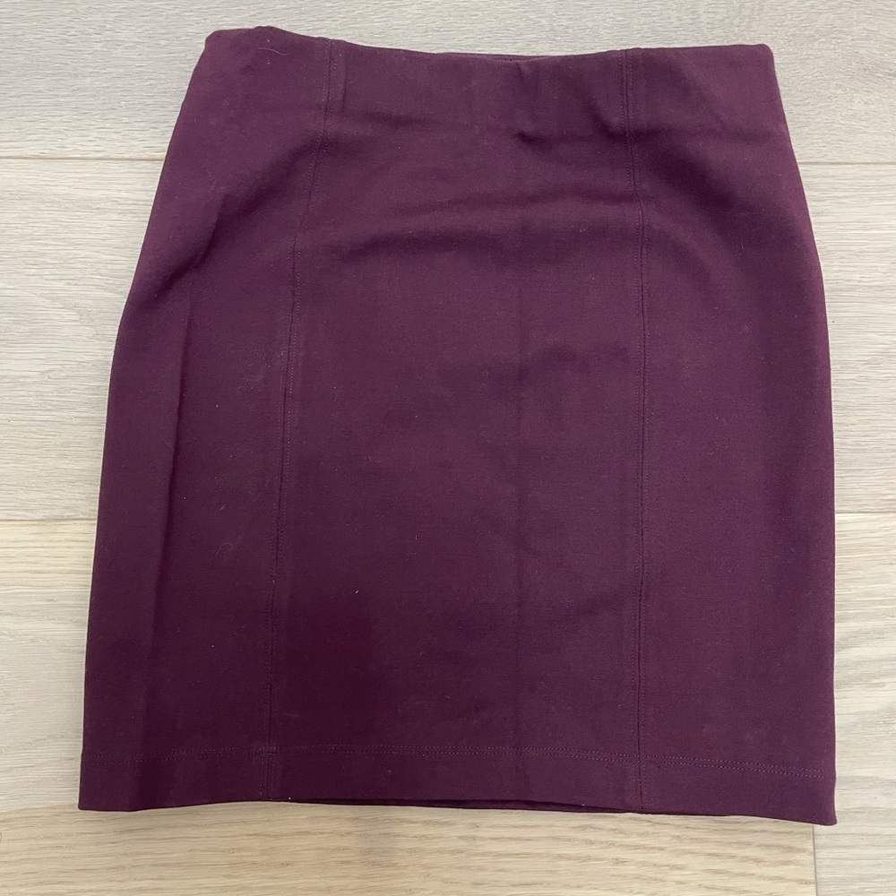 Talula bodycon skirt, size Xs, burgundy